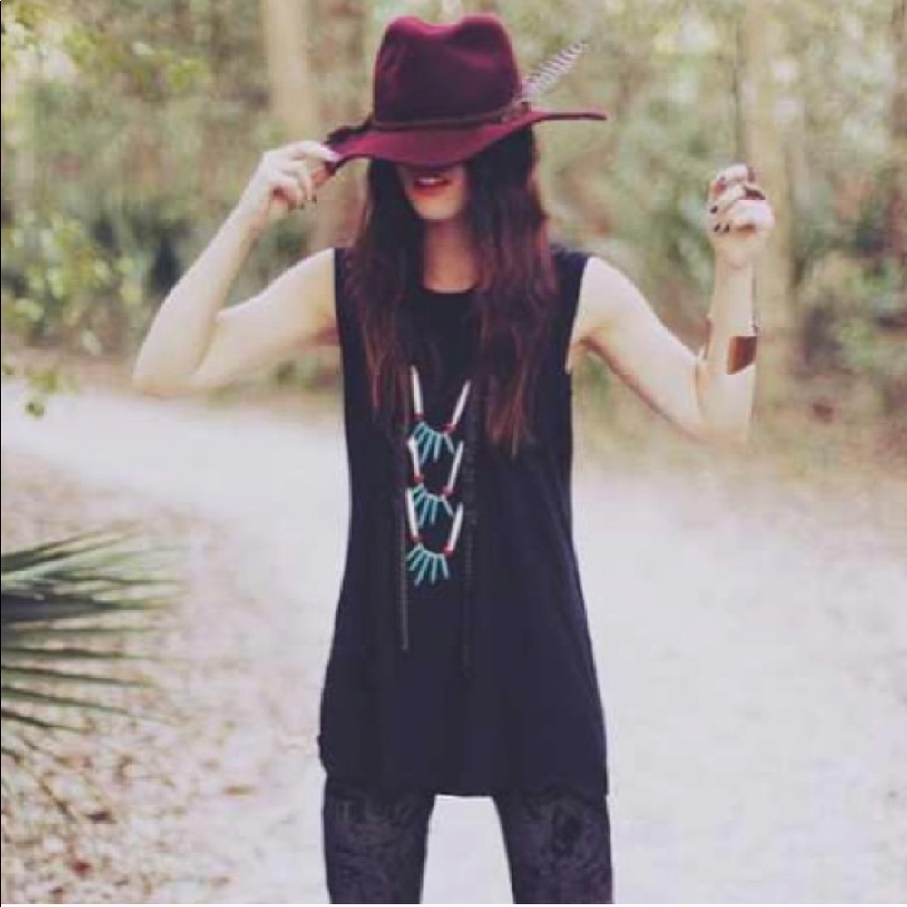 Love + Leather Point It Out Necklace